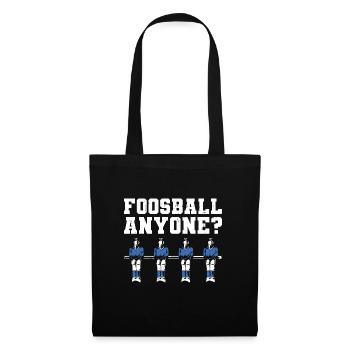 Table Soccer Player Foosball Anyone - Tote Bag - black - Front