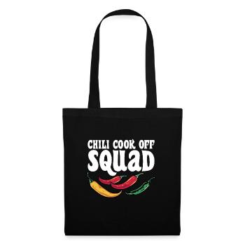 Funny Chili Cook Off Squad Hot Spicy Food Pepper - Tote Bag - black - Front