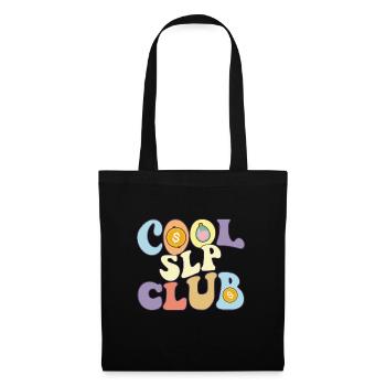 Cool Slp Club Speech Language Pathologist - Stoffbeutel - Schwarz - Vorne