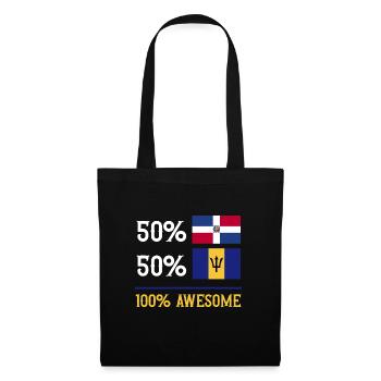 Drapeau de la Barbade Bayan barbadien - Sac en tissu - noir - Devant