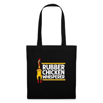 Rubber Chicken Costume Toy Rubber Chicken - Tote Bag - black - Front