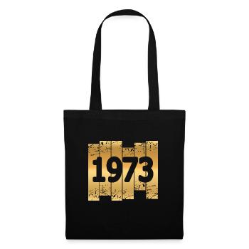 Goldfarben 1973 - Stoffbeutel - Schwarz - Vorne