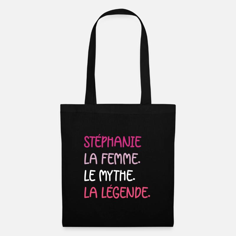 stéphanie - Sac en tissu - noir