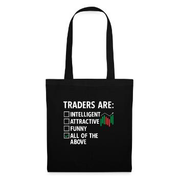 Trading Crypto Stock Market Investor Day Trader - Tote Bag - black - Front