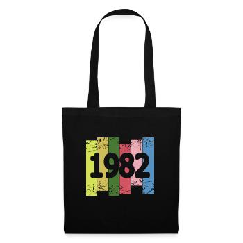 Lustig 1982 - Stoffbeutel - Schwarz - Vorne