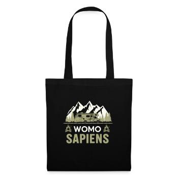Womo Sapiens - Stoffbeutel - Schwarz - Vorne