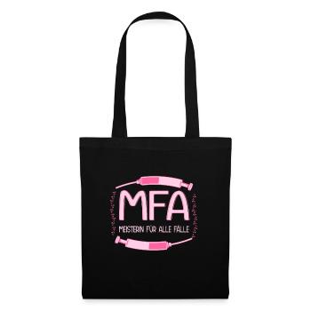 MFA Master Assistant médical - Sac en tissu - noir - Devant