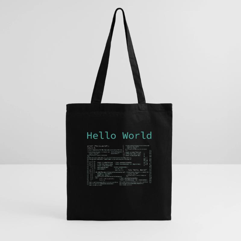 Hello World - Computer Pr... Programmers & Nerd Tote Bag