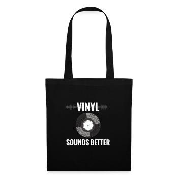 Vinyl Record Record Player Collectible Gift - Tote Bag - black - Front