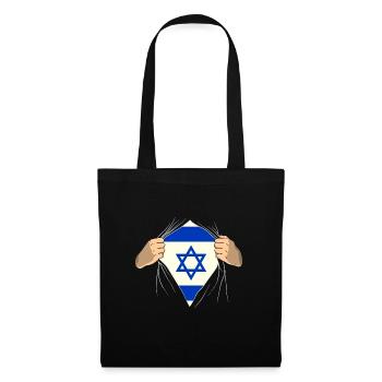 Israël - Sac en tissu - noir - Devant