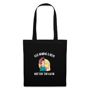 Femme de ménage Ménage - Sac en tissu - noir - Devant