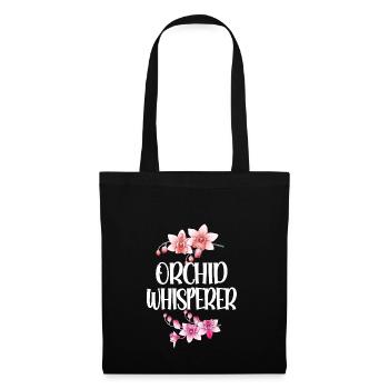 Orchid Whisperer Orchid Lover Plant Maman - Sac en tissu - noir - Devant