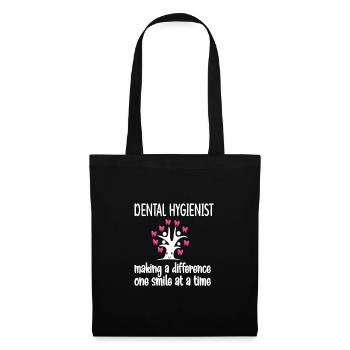 Dental hygienist Dental hygienist Oral hygiene - Tote Bag - black - Front