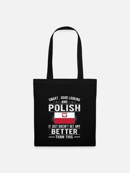 Pole Polen Flagge Polnische Herkunft Wurzeln Polen - Stoffbeutel - Schwarz