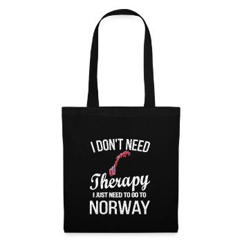 Norwegian Norway origin Norwegian flag - Tote Bag - black - Front