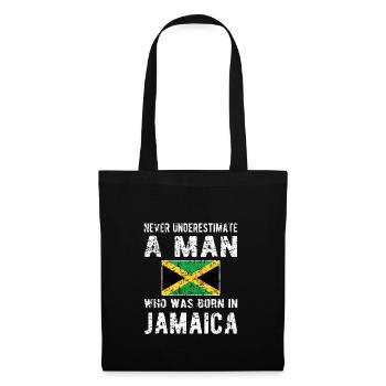 Fier drapeau jamaïcain jamaïcain - Sac en tissu - noir - Devant
