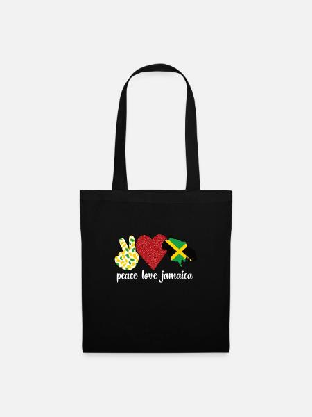Proud Jamaican Jamaican roots - Tote Bag - black