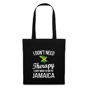 Fier drapeau jamaïcain jamaïcain - Sac en tissu - noir - Devant