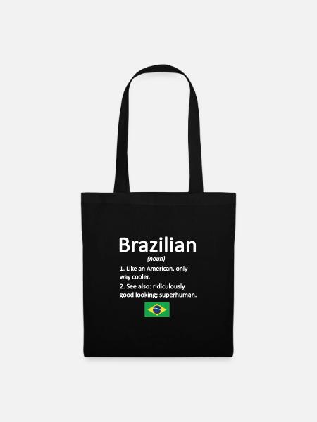 Brazilian Brazil Brazilian Roots - Tote Bag - black