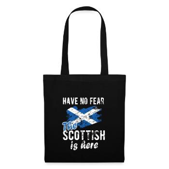 Proud Scotsman Scotland Scottish Flag - Tote Bag - black - Front