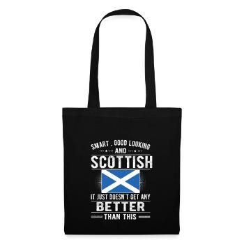 Proud Scotsman Scotland Scottish origin - Tote Bag - black - Front