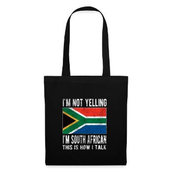 South Africa Flag South African South Africa Origin - Tote Bag - black - Front