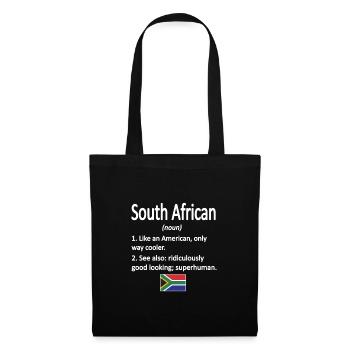 South Africa Flag South African South Africa Roots - Tote Bag - black - Front