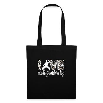 Fière Karaté Grand-mère Meilleur Karaté Grand-mère Cadeau - Sac en tissu - noir - Devant