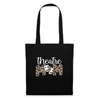 Fière maman de théâtre Acteur de théâtre maman - Sac en tissu - noir - Devant