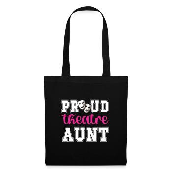 Théâtre Tante Fière Théâtre Acteurs Tante - Sac en tissu - noir - Devant