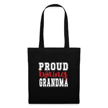 Boxoma Coffret Cadeau Grand-mère Fière Boxer Grand-mère - Sac en tissu - noir - Devant