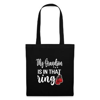 Boxoma Coffret Cadeau Grand-mère Fière Boxer Grand-mère - Sac en tissu - noir - Devant