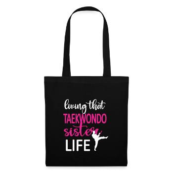 Taekwondo Sister Proud Taekwondo Sister - Tote Bag - black - Front