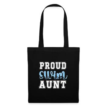 Best Swimming Aunt Aunt Swimmer Swimming Aunt - Tote Bag - black - Front