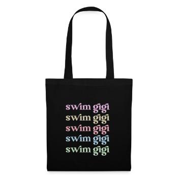 Proud Swimming Gigi Swimmer Gigi Grandma Gift - Tote Bag - black - Front