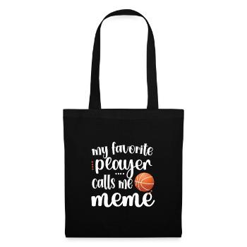 Meme Grandma Of Basketball Player Basketball Meme - Tote Bag - black - Front
