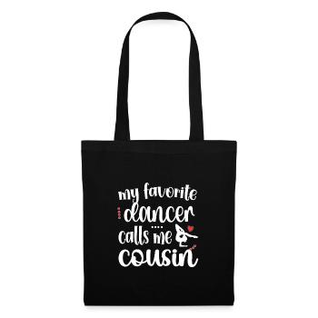 Fier Cousin de Danse D’un Danseur Cousin Danseur - Sac en tissu - noir - Devant