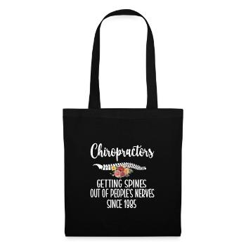 Proud Chiropractor Chiropractic Gift - Tote Bag - black - Front