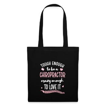 Proud Chiropractor Chiropractic Gift - Tote Bag - black - Front
