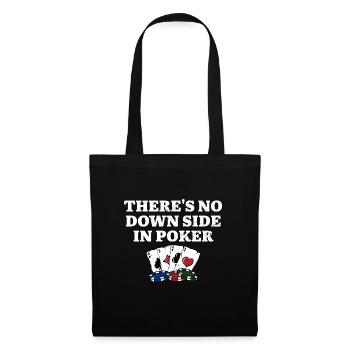 Pas d’inconvénient dans les jeux de cartes de poker Poker Player - Sac en tissu - noir - Devant