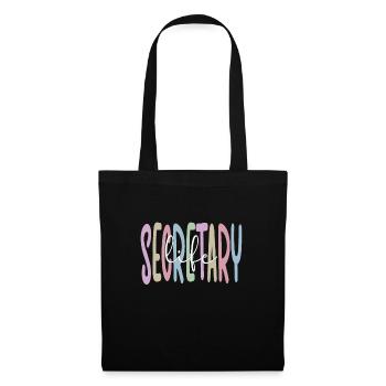 Proud Secretary Appreciation Office Worker - Tote Bag - black - Front