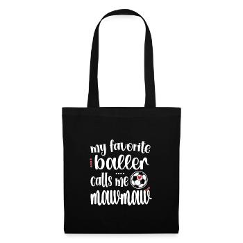 Mawmaw Grand-mère de joueur de football Mawmaw - Sac en tissu - noir - Devant