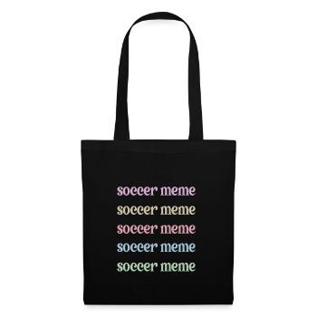 Proud Soccer Meme Grandma Of Soccer Player Meme - Stoffbeutel - Schwarz - Vorne