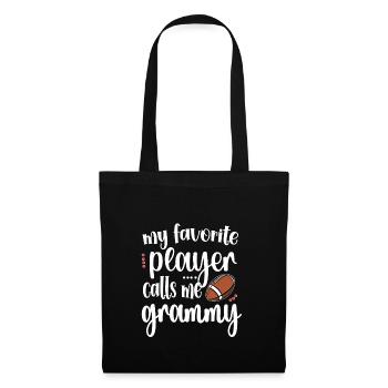 Football Grammy Grandma Of Football Player Grammy - Tote Bag - black - Front
