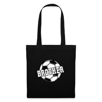 Proud football brother of a football player - Tote Bag - black - Front