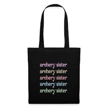 Archery Sister Archer Sister - Tote Bag - black - Front