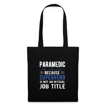 Notfallsanitäter Paramedic Rettungskraft Sanitäter - Tote Bag - black - Front