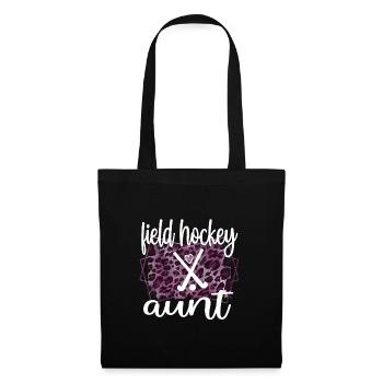 Best Field Hockey Aunt Field Hockey Player Aunt - Tote Bag - black - Front