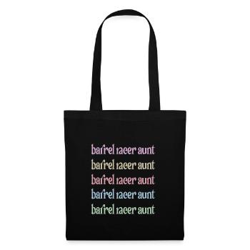 Best Barrel Racing Aunt Barrel Racer Aunt Gift - Tote Bag - black - Front