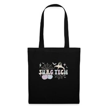 Surgical Technologist Gift Surgical Tech Halloween - Tote Bag - black - Front